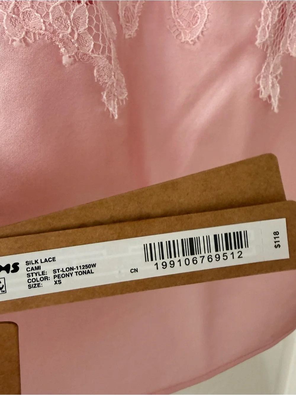 NWT Skims Pink Lace Satin Cami and Short Set - Women's Intimates